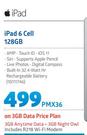 Apple iPad 6 Cell 128GB-On 3GB Data Price Plan Includes R218 WiFi Modem