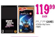 PSP Games Each