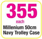 Millenium 50cm Navy Trolley Case