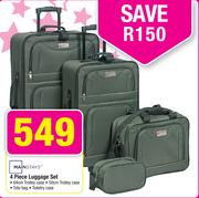 Mainstay 4 Piece Luggage Set