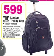 Tosca Laptop Trolley Bag With Trolley Handle