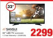 Sansui 32" HD Ready LED TV SLED32HDR