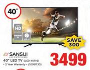 Sansui 40" Full HD LED TV SLED-40FHD