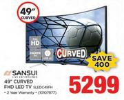Sansui 49" Curved FHD LED TV SLEDC49FH