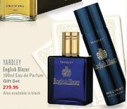 Yardley English Blazer 100ml Eau De Parfum Gift Set
