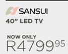 Sansui 40" FHD LED TV 