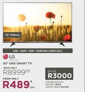 LG 55" UHD Smart TV