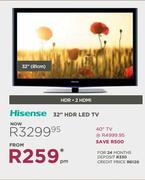 Hisense 40" HDR LED TV