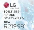 LG 601LT SBS Fridge GC-L247SLUV