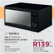 Sansui 30LT Mirror Microwave Oven SMO3003D