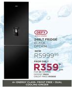 Defy 248LT Fridge Black DFC434