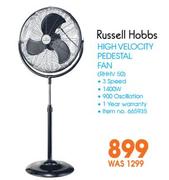 Russell Hobbs High Velocity Pedestal Fan RHHV 50