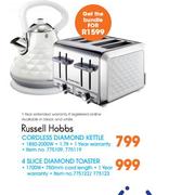 Russell Hobbs 4 Slice Diamond Toaster.
