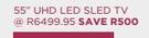 Sansui 55" UHD LED SLED TV
