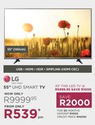 LG 55" UHD Smart TV
