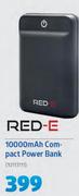 Red-E 10000 Mah Compact Power Bank