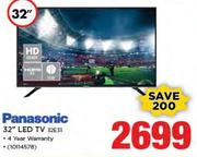 Panasonic 32" LED TV 32E31