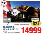 Samsung 65" UHD Smart TV NU7100
