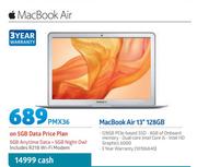 Apple Macbook Air 13" 128GB-On 5GB Data Price Plan Includes R218 WiFi Modem