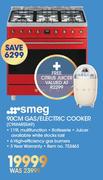 Smeg 90cm Gas/Electric Cooker(C9MARSSA9)