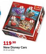 New Disney Cars 4-In-A-Box