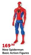 New Spiderman Basic Action Figures