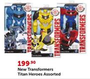 New Transformers Titan Heroes Assorted