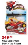New Spiderman Blast N Go Racers