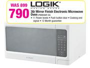 Logik 30Ltr Mirror Finish Electronic Microwave Oven P90N30AP-S3