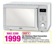 Defy 34Ltr Stainless Steel Convection Microwave Oven DM0357
