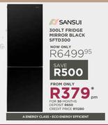 Sansui 300L Fridge Mirror Black SFTD300