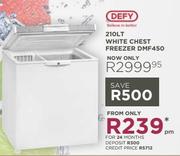 Defy 210L White Chest Freezer DMF450