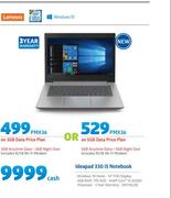 Lenovo Ideapad 330 i5 Notebook-On 3GB Data Price Plan Includes R218 WiFi Modem