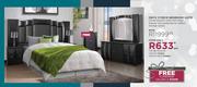 Onyx 3 Piece Bedroom Suite+Free Cupboard