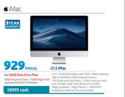 Apple iMac 21.5"-On 10GB Data Price Plan Includes R218 WiFi Modem