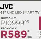 JVC 65" UHD LED Smart TV 