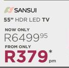 Sansui 55" HDR LED TV