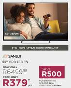 Sansui 55" HDR LED TV