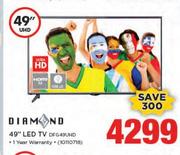 Diamond 49" UHD LED TV DFG49UHD