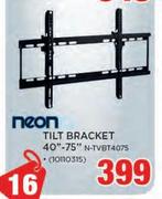 Neon Tilt Bracket 40"-75" N-TVBT4075