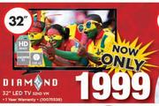 Diamond 32" HD Ready LED TV 32HD VM