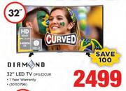 Diamond 32" Curved HD Ready LED TV DFG32CUR