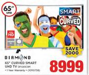 Diamond 65" Curved UHD Smart TV DFG65CSM