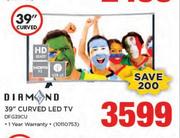 Diamond 39" Curved HD Ready LED TV DFG39CU