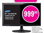 Samsung 20" LED Monitor