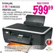 Lexmark 3-in-1 Wireless Printer (S305)