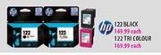 HP 122 Tri Colour-each