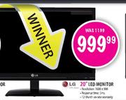 LG 20" LED Monitor