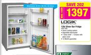 Logik 120Ltr Silver Bar Fridge LSB-120S