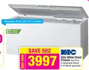 KIC 553Ltr White Chest Freezer KCG570/1